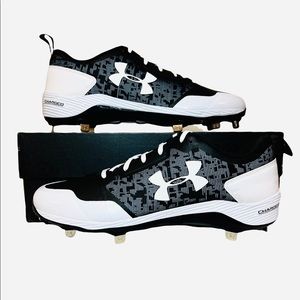 NWB Under Armour Shoes Cleats 1279233-011 Authentic Collection Mens Size 13